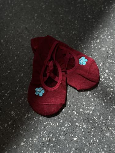 Sea blue Pilates socks