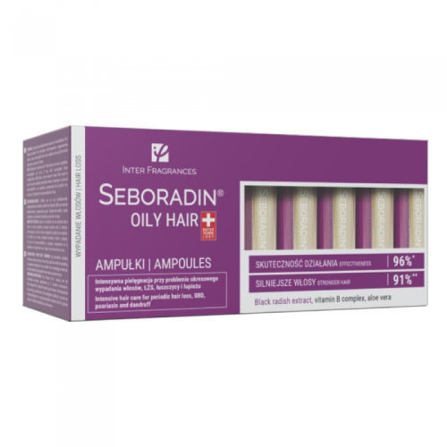 Seboradin, Oily Hair Ampoules for Periodic Hair Lo...