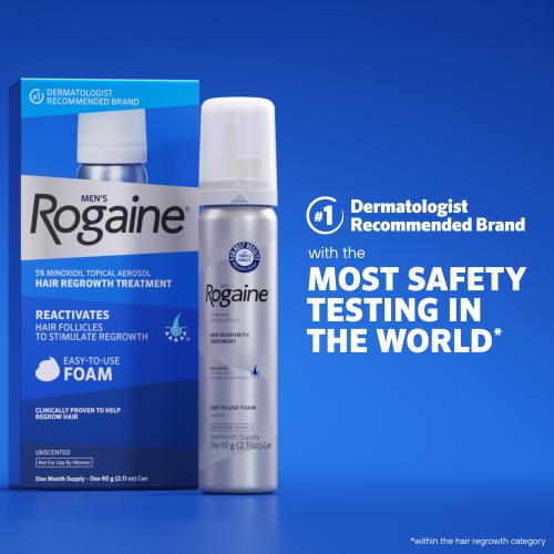 Rogaine - 5% Minoxidil Hair Regrowth Treatment - 2...