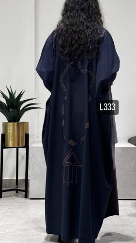 عباية كريب تطريز هاري يدوي قصة بشت