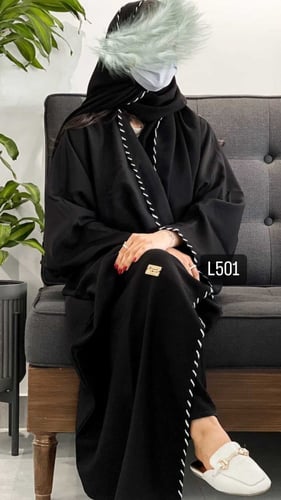 عبايه كريب بلقيس شك يدوي قصة بشت