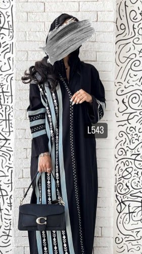 عباية كريب بلقيس تطريز يدوي قصة نص بشت