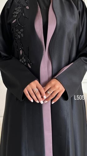 عباية هاي سوفي شك يدوي قصة عادية ستريت