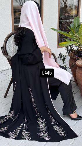 عباية كريب سبشل تطريز كمبيوتر قصة عادية