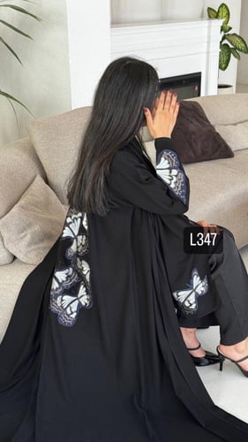 عباية كريب سبشل تطريز كمبيوتر قصة عادية ستريت