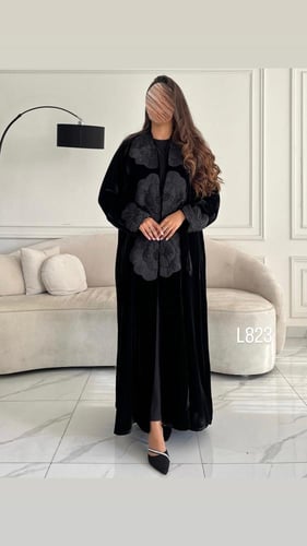 عباية كريب سبشل تطريز كمبيوتر قصة عادية ستريت