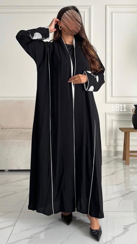 عباية كريب سبشل تطريز كمبيوتر قصة عادية ستريت