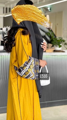 عباية كريب بحريني تطريز كمبيوتر قصة بشت