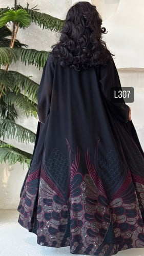 عباية كريب سبشل تطريز كمبيوتر قصة عادية ستريت