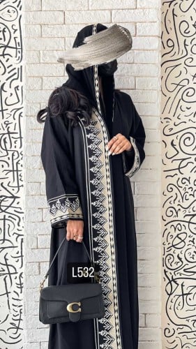 عباية كريب بلقيس تطريز هاري قصة عادية ستريت