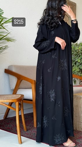 عباية كريب سبشل تطريز كمبيوتر قصة عادية ستريت