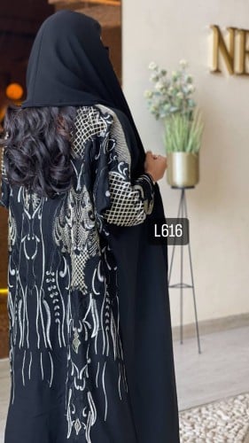 عباية كريب سبيشل تطريز كمبيوتر قصة عادية ستريت