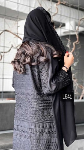 عباية كريب سبشل تطريز كمبيوتر قصة عادية