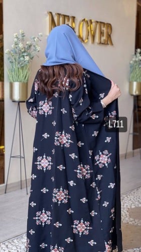 عباية كريب سبشل تطريز كمبيوتر قصة عادية