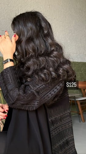 عباية كريب سبشل تطريز كمبيوتر قصة عادية ستريت