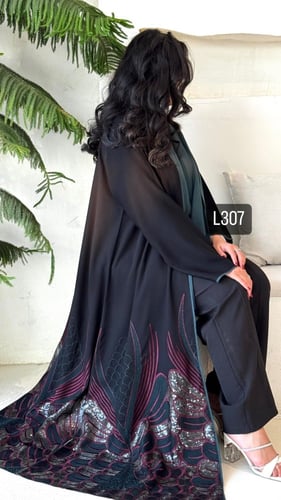 عباية كريب سبشل تطريز كمبيوتر قصة عادية ستريت