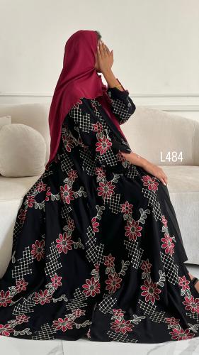 عباية كريب سبشل تطريز كمبيوتر قصة عادية