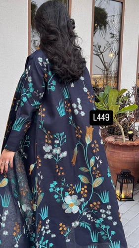 عباية لنن تطريز كمبيوتر قصة عادية