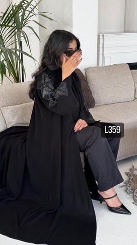 عباية كريب سبشل تطريز كمبيوتر قصة عادية ستريت