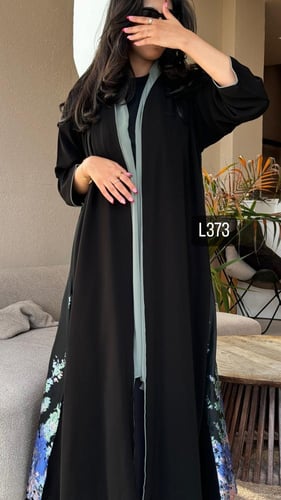 عباية كريب سبشل تطريز كمبيوتر قصة عادية ستريت