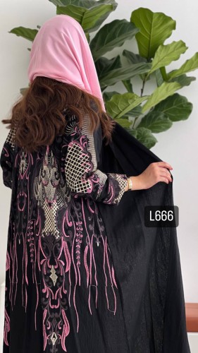 عباية كريب سبيشل تطريز كمبيوتر قصة عادية ستريت