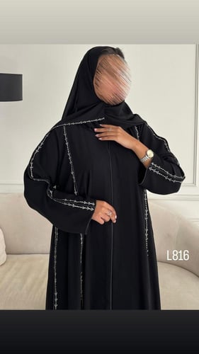 عباية كريب سبشل تطريز كمبيوتر قصة عادية ستريت