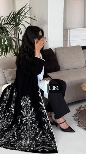 عباية كريب سبشل تطريز كمبيوتر قصة عادية ستريت