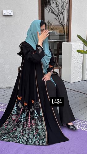 عباية كريب سبشل تطريز كمبيوتر قصة عادية ستريت