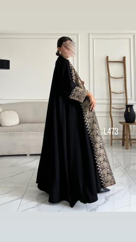 عباية كريب سبشل تطريز كمبيوتر قصة عادية