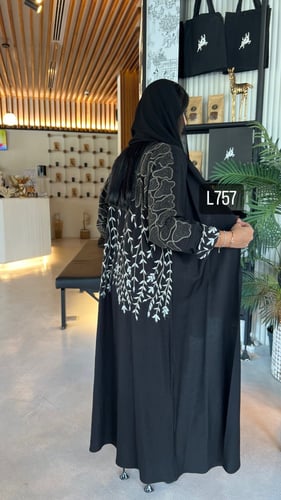 عباية كريب سبيشل تطريز كمبيوتر قصة عادية ستريت