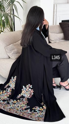 عباية كريب سبشل تطريز كمبيوتر قصة عادية ستريت