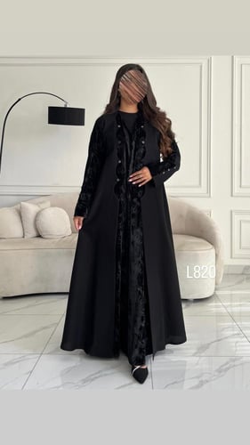 عباية كريب سبشل تطريز كمبيوتر قصة عادية ستريت