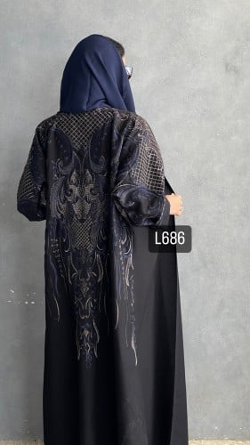 عباية كريب سبيشل تطريز كمبيوتر قصة عادية ستريت