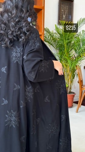 عباية كريب سبشل تطريز كمبيوتر قصة عادية ستريت