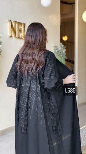 عباية كريب سبيشل تطريز كمبيوتر قصة عادية ستريت