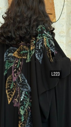 عباية كريب سبشل رسم & شك قصة عادية بشت