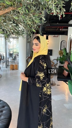 عباية كريب سبشل تطريز كمبيوتر قصة عادية ستريت