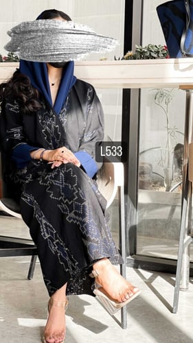 عباية كريب سبيشل تطريز كمبيوتر قصة عادية ستريت