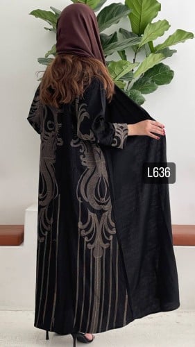 عباية كريب سبيشل تطريز كمبيوتر قصة عادية ستريت