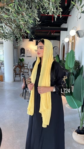 عباية كريب سبشل تطريز كمبيوتر قصة عادية ستريت