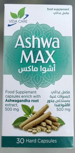 أشوا ماكس 30 قرص - ASHWA MAX 30 CAP