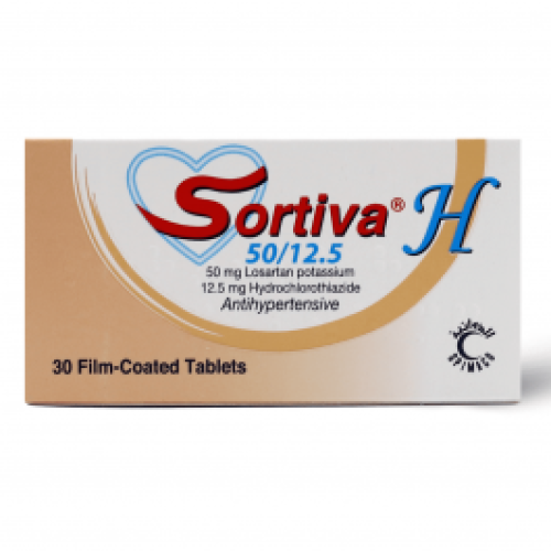 سورتيفا - اتش 50/12.5 مجم 30 قرص