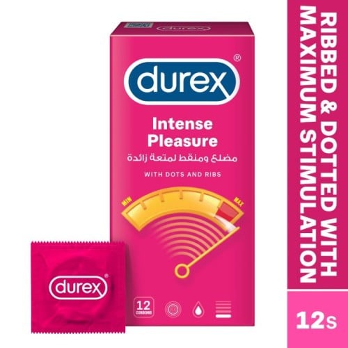ديوركس، واقي ذكري، مضلع ومنقط لمتعة زائدة - 12 قطع...