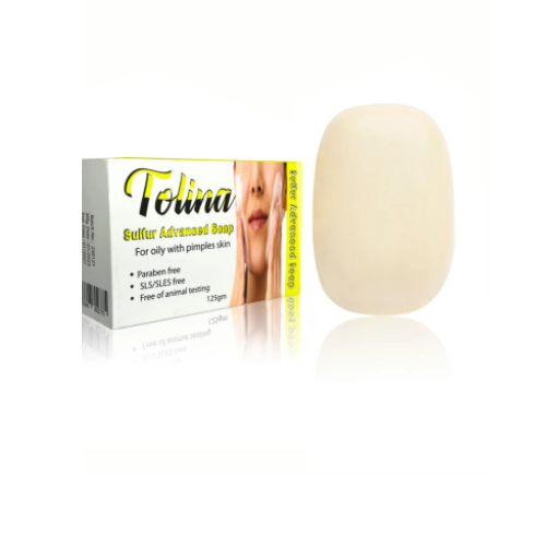 Tolina Sulfur & Salicylic Acid Exfoliating Soap 12...