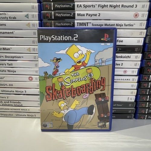 The simpsons skateboarding