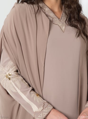 جلابية الدرعية مع وشاح - بني فاتح