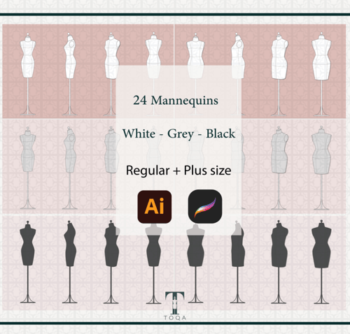 24 مانيكان رقمي Digital Mannequins