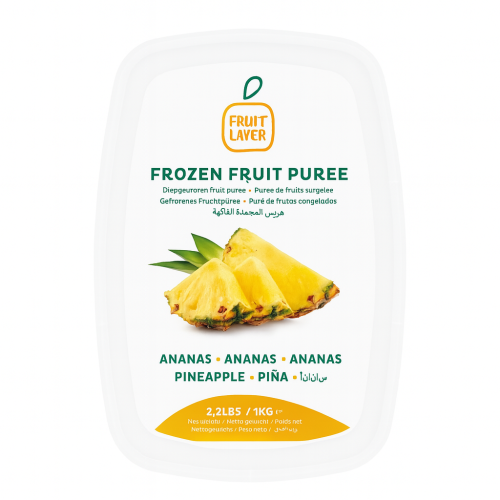 بيوريه أناناس مجمد طبيعي 100٪ – 1 كجم