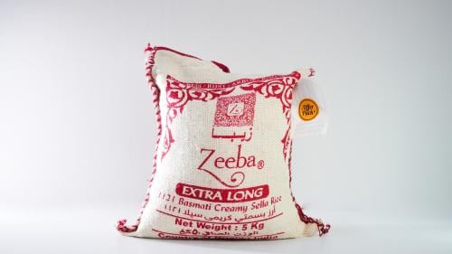 أرز بسمتي كريمي سيلا 1121 – Zeeba – 5 كجم