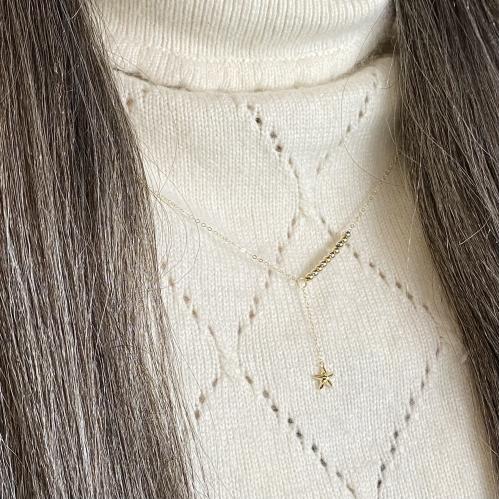 عقد نجمة S016 عيار 18